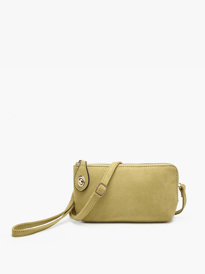 Kendall Smooth Crossbody/Wristlet w/ Twist Lock | M1818SM