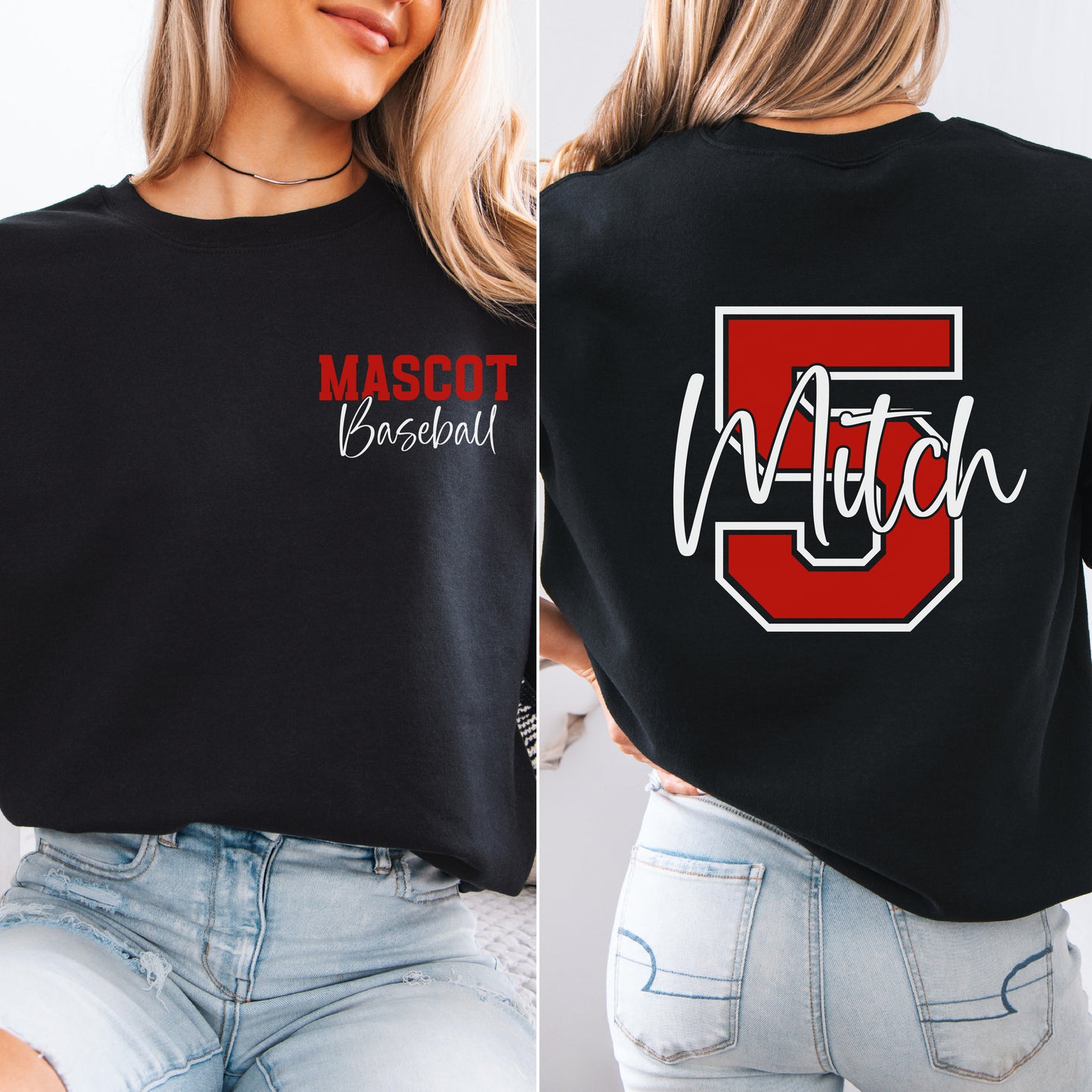 Custom Baseball Shirt – Team Name, Player Name & Number | Multiple Styles