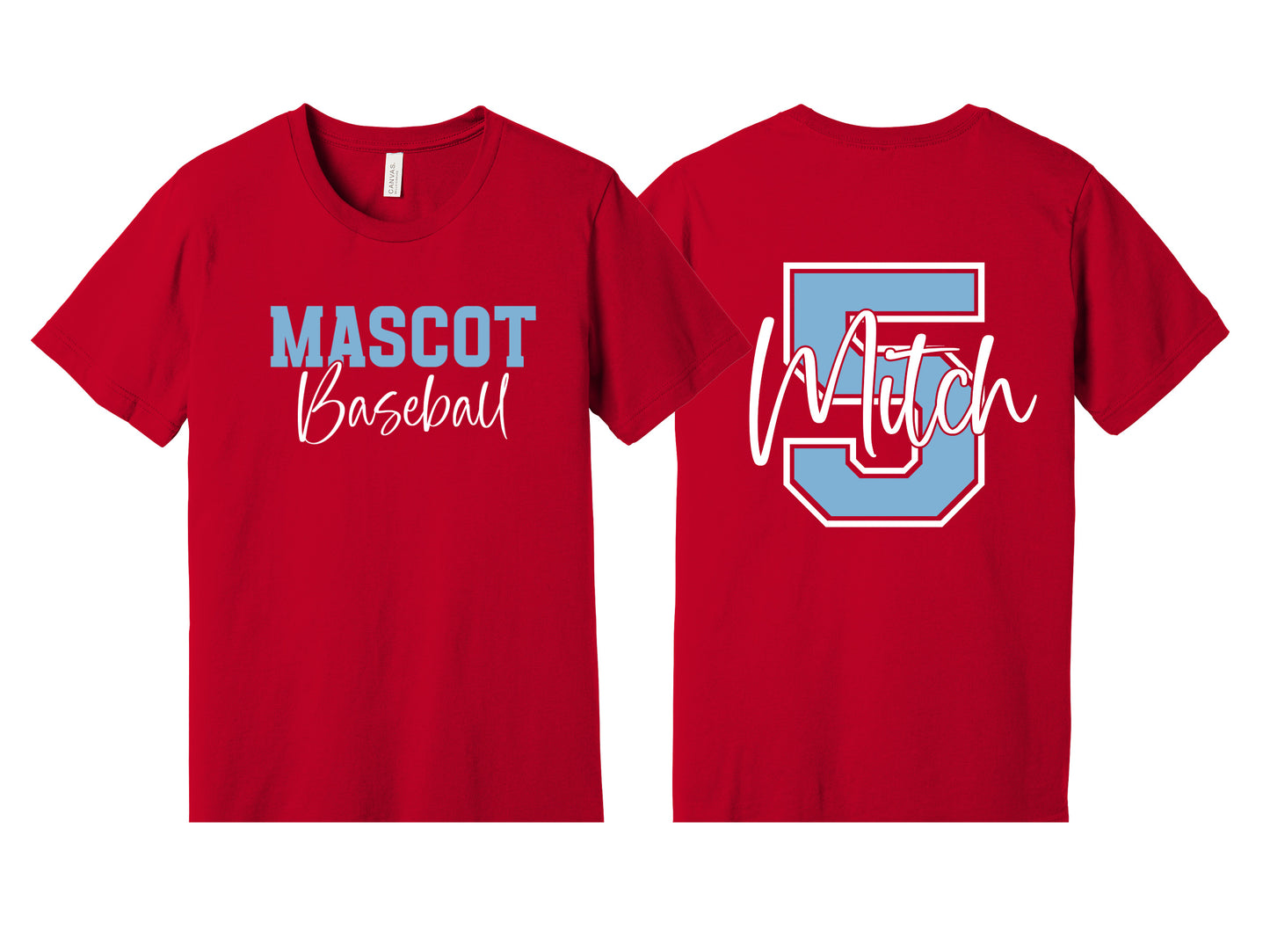 Custom Baseball Shirt – Personalized Team, Name & Jersey Number