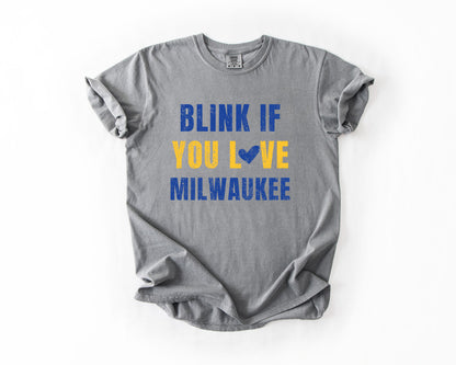 Milwaukee Love Graphic Tee – Vintage Cream City Pride Shirt