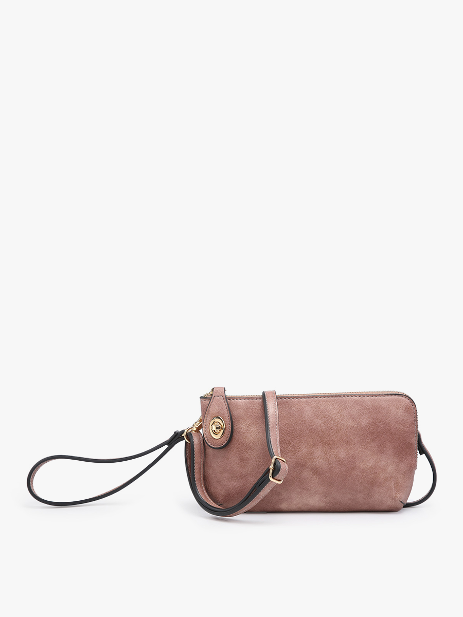 Crossbody | Wristlet with Twist Lock Closure