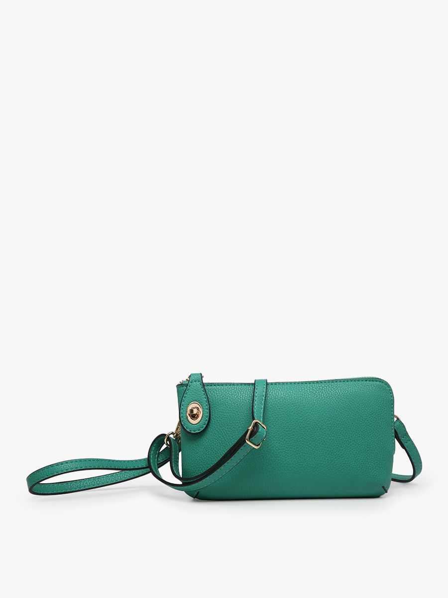 Crossbody | Wristlet with Twist Lock Closure