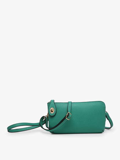 Crossbody | Wristlet with Twist Lock Closure