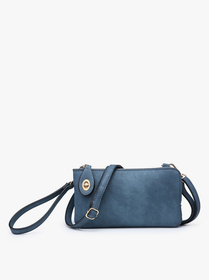 Crossbody | Wristlet with Twist Lock Closure