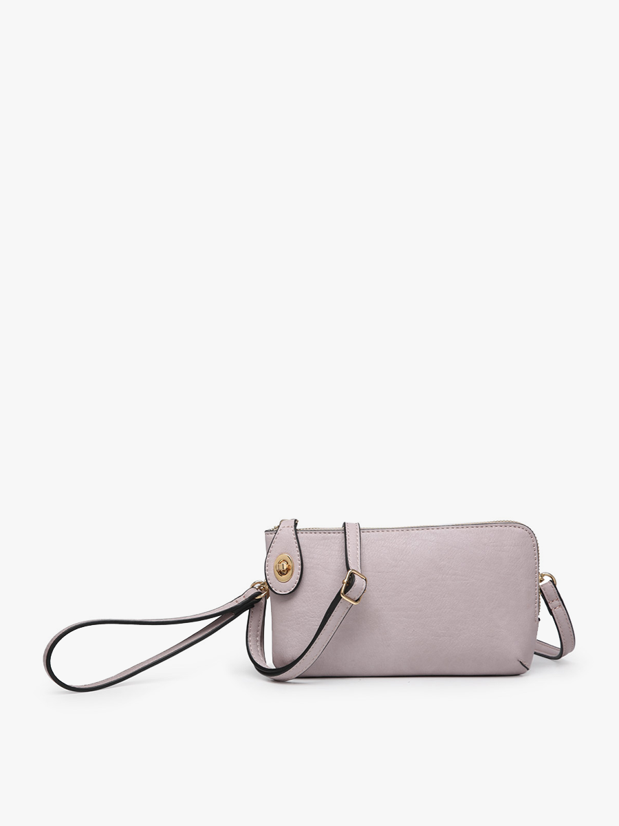 Crossbody | Wristlet with Twist Lock Closure