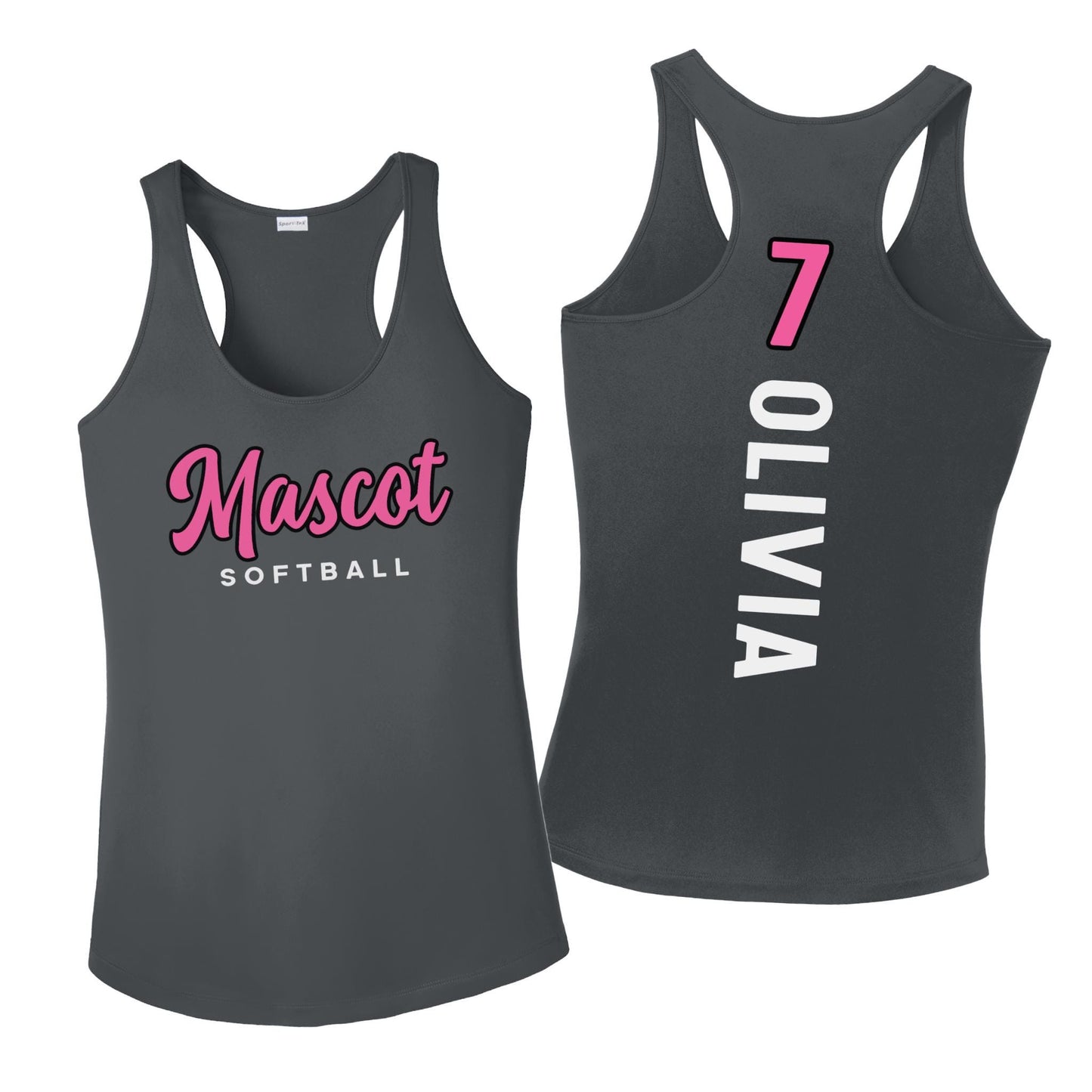 Custom Moisture Wicking Softball Tank Top
