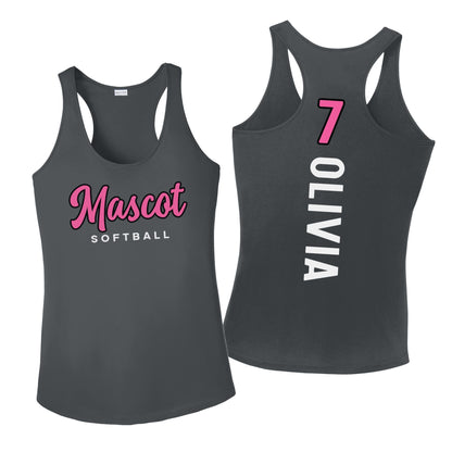 Custom Moisture Wicking Softball Tank Top