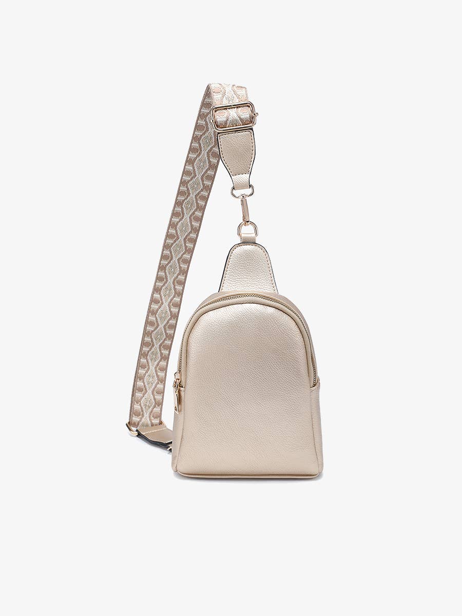 Crossbody Sling Bag with Removable Guitar Strap