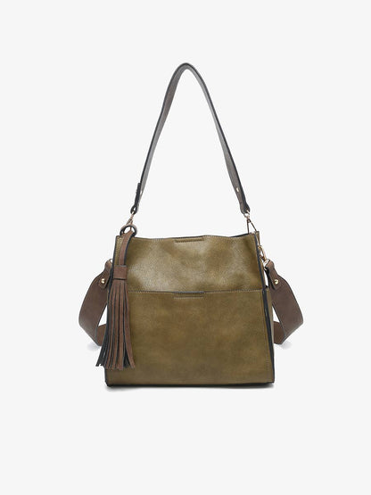 M1867 Lyla 2-in-1 Bucket Bag w/ Guitar Strap