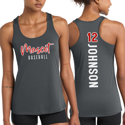 Custom Moisture Wicking Baseball Racerback Tank Top