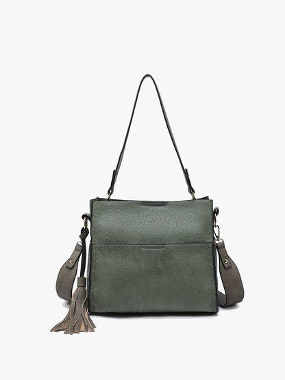M1867 Lyla 2-in-1 Bucket Bag w/ Guitar Strap