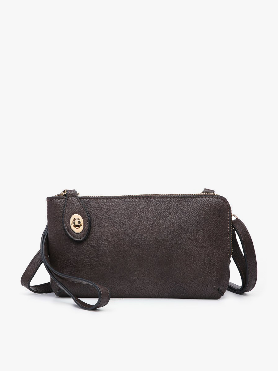 Crossbody | Wristlet with Twist Lock Closure