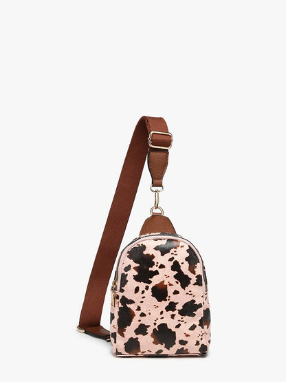 Crossbody Sling Bag with Removable Guitar Strap
