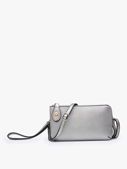 Crossbody | Wristlet with Twist Lock Closure