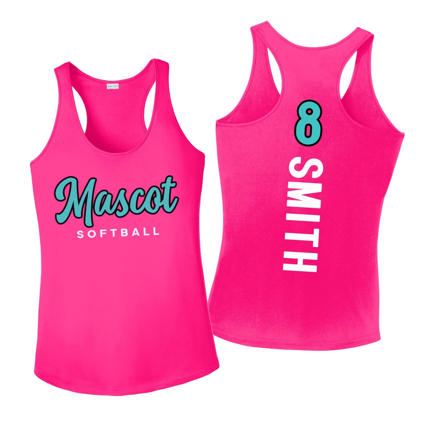 Custom Moisture Wicking Softball Tank Top