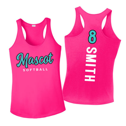 Custom Moisture Wicking Softball Tank Top