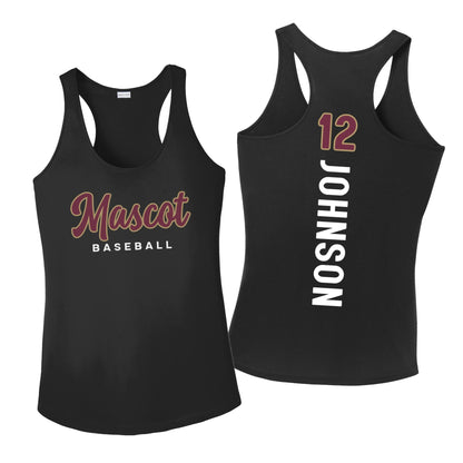 Custom Moisture Wicking Baseball Racerback Tank Top