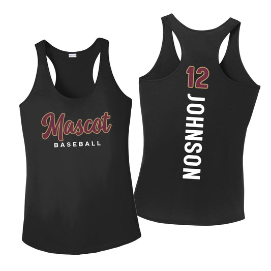 Custom Moisture Wicking Baseball Racerback Tank Top