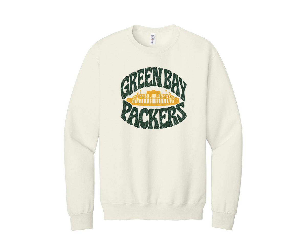 Retro Green + Gold Stadium Sweatshirt