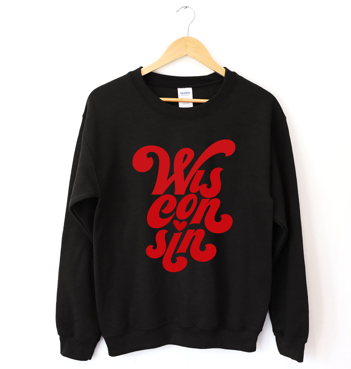 Retro Wisconsin Cozy Crewneck