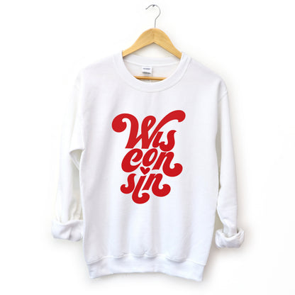 Retro Wisconsin Cozy Crewneck