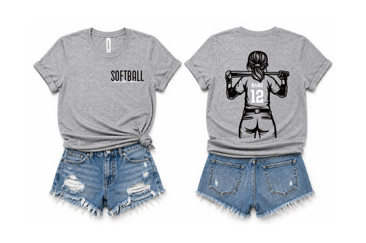 Custom Softball Shirt – Personalized Team, Name & Player Number