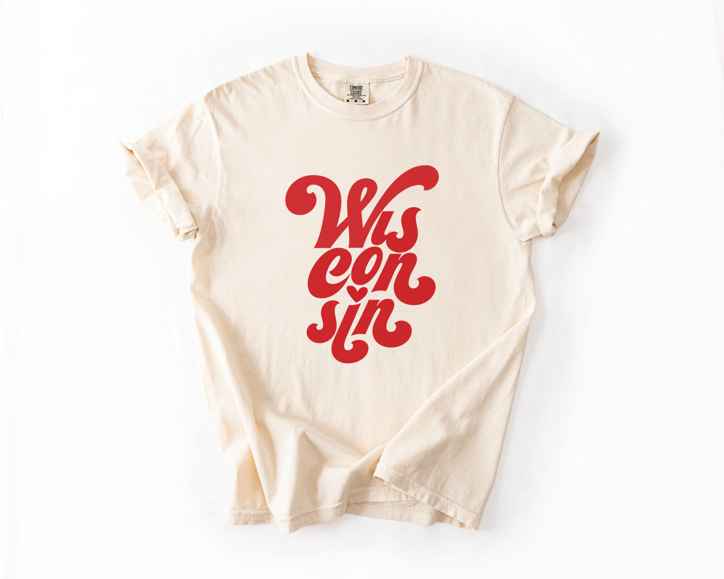 Retro Wisconsin Comfort Colors Tee